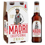 Madri Excepcional 0.0% Premium Lager Alcohol-Free Beer 4 x 330ml