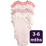 M&S M&S Plain Sleepsuit Pink Baby Sleepsuit 3-6 Months- Buy online at McGrocer