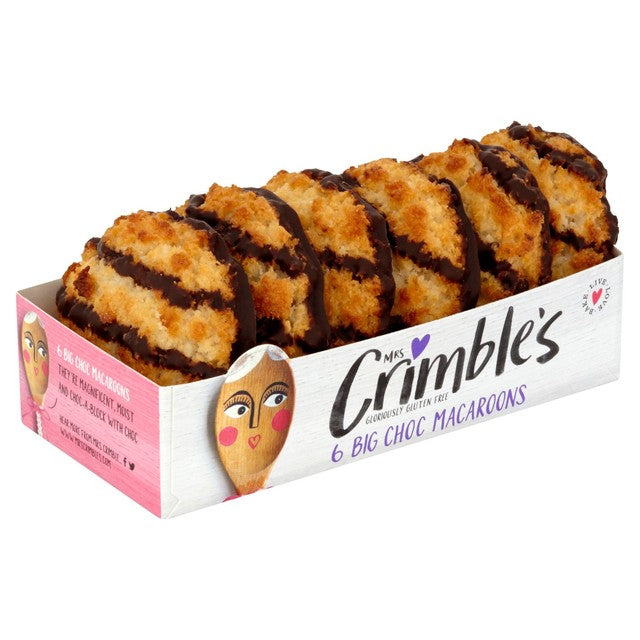 Mrs Crimble's gluten-free chocolate macaroons 195g, imported from the UK