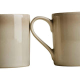 M&S Amberley reactive glaze mug set natural - British product