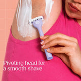 Wilkinson Sword Intuition Quattro Sensitive women's razor with 5 refills (British brand)