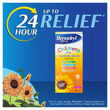 Benadryl Children's Allergy Oral Solution 6+, imported from the UK