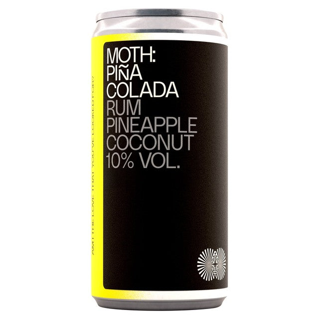 Moth Pina Colada canned cocktail 200ml, imported from the UK