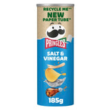 Pringles Salt & Vinegar crisps 185g, imported from the UK