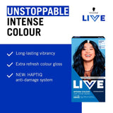Schwarzkopf LIVE Cosmic Blue permanent hair dye, UK version
