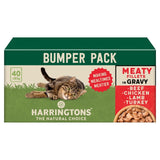 Harringtons wet cat food meaty selection in gravy 40 x 85g (British brand)