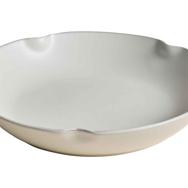 M&S crimped scalloped pasta bowl cream, imported from the UK