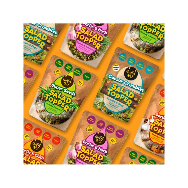 Good4U Salad Topper Garlic Chilli 125g, UK version