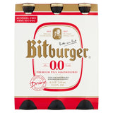 Bitburger Premium Pils 0.0% non-alcoholic beer 6x330ml - British product