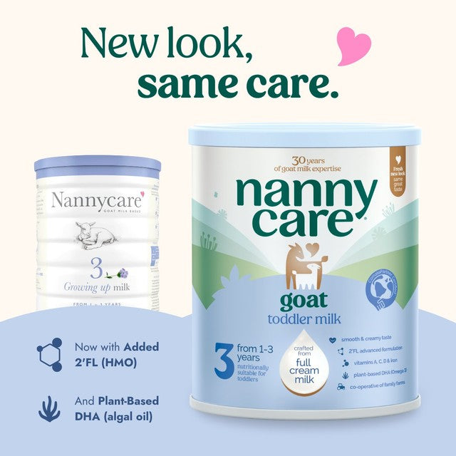 Nanny Care goat stage 3 toddler milk formula 800g, imported from the UK