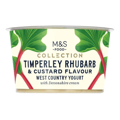 M&S M&S Timperley Rabarber & Vaniljesaus Vest Country Yoghurt 150g - Kjøp online hos McGrocer