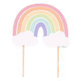 Anniversary House pastel rainbow cake topper - British product