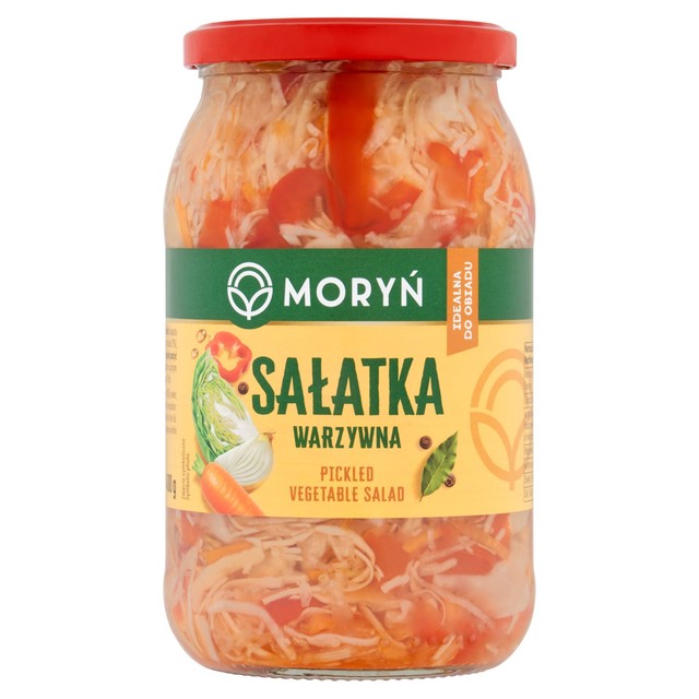 Moryn Multiveg pickled vegetable salad 820g, imported from the UK