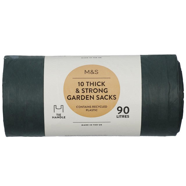 M&S thick strong garden sacks 90L, imported from the UK