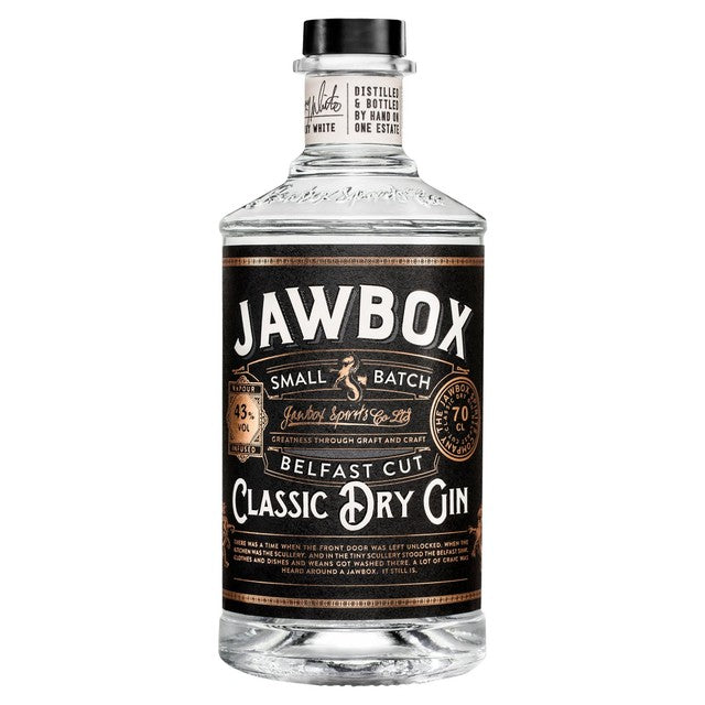 Jawbox Small Batch Gin 70cl, UK version