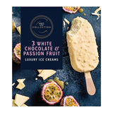 M&S M&S White Chocolate & Passion Fruit Ice Cream 3 x 70g- Buy online at McGrocer
