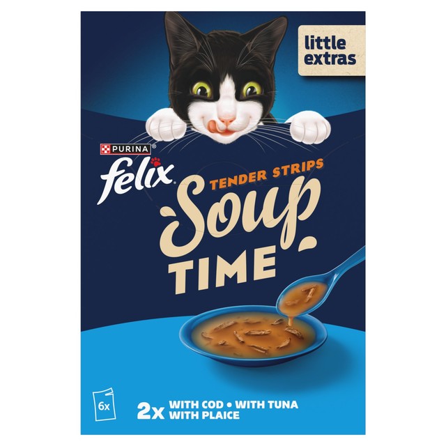 Felix wet cat food Fish Selection 6 x 48g - British product