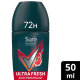 M&S Sure Men 72 Hour Nonstop Deodorant Roll On Ultra Fresh 50ml- Buy online at McGrocer