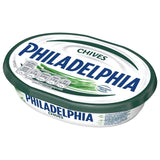Philadelphia chives cream cheese 165g, imported from the UK