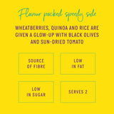Jamie Oliver Supergrains wheatberry quinoa rice side (British brand)