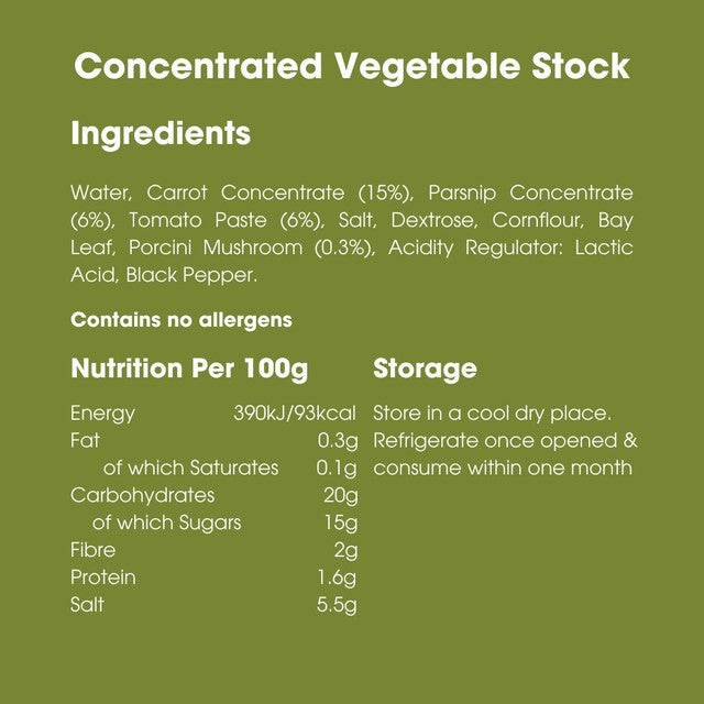 Bay's Kitchen concentrated vegetable stock 200g - British product