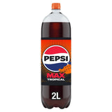 Pepsi Max Tropical 2L soft drink (British brand)