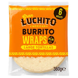 Gran Luchito soft burrito tortilla wraps large 6 pack, UK version