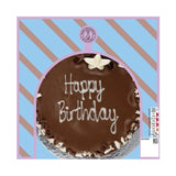 M&S Extremely Chocolatey Birthday Cake 800g, imported from the UK