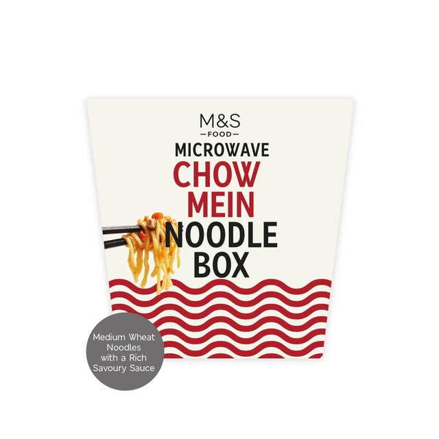M&S chow mein noodle box 300g, imported from the UK