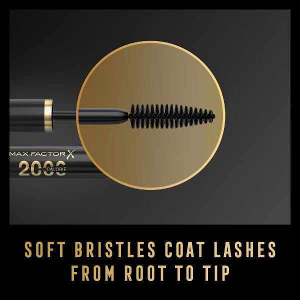 Max Factor 2000 Calorie Mascara Black makeup tube (British brand)