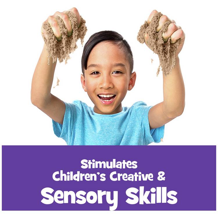 Kinetic Sand brown sensory sand 907g - British product
