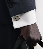 Paul Smith Signature Stripe Edge Manschettenknöpfe - britisches Produkt