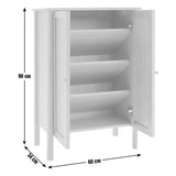 Argos Home Knole oak shoe storage cabinet, UK version