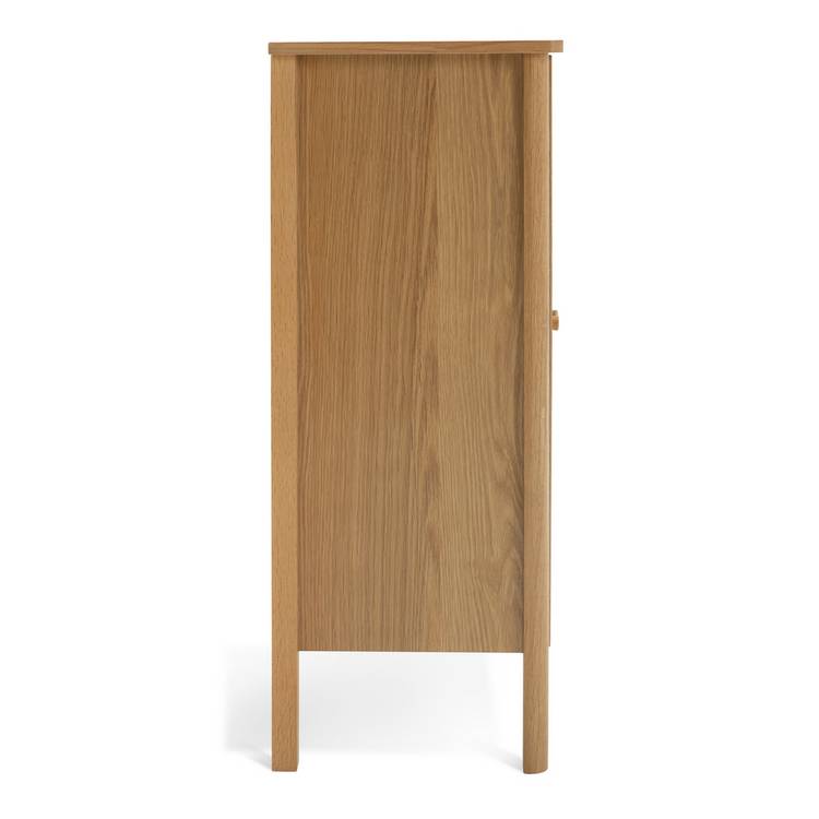 Argos Home Knole oak shoe storage cabinet, UK version