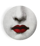 Fornasetti decorative porcelain box with Lina Cavalieri lips 10.5cm, imported from the UK