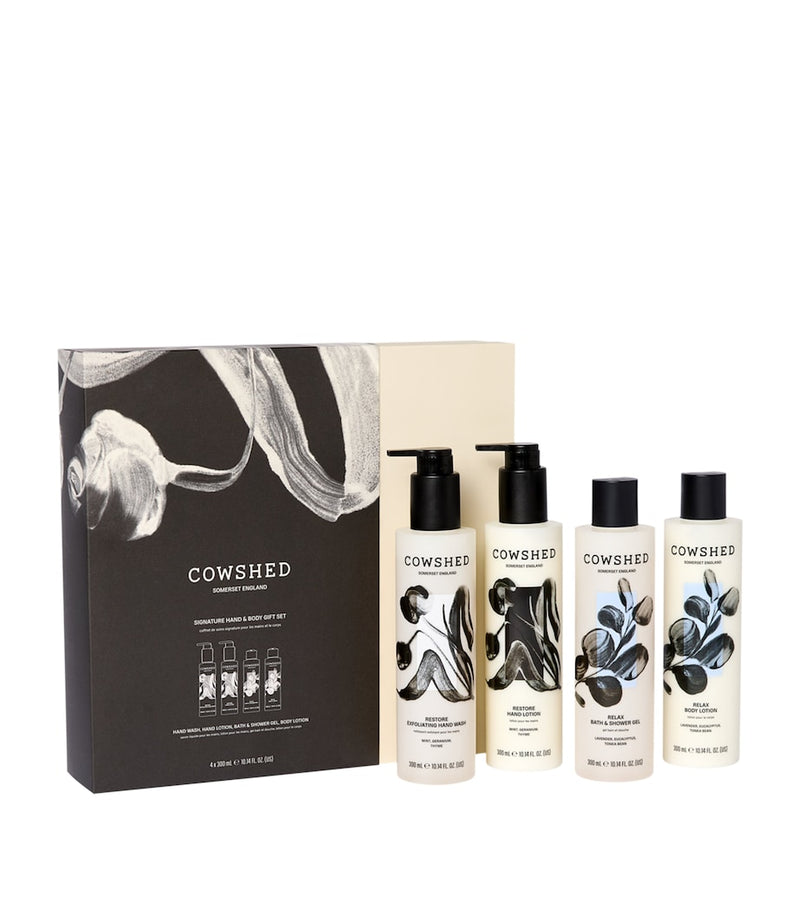Cowshed Signature hand and body gift set 4 x 300ml, UK version