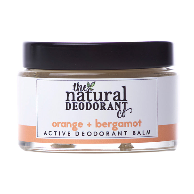 Natural Deodorant Co Active Balm Orange Bergamot 55g - British product