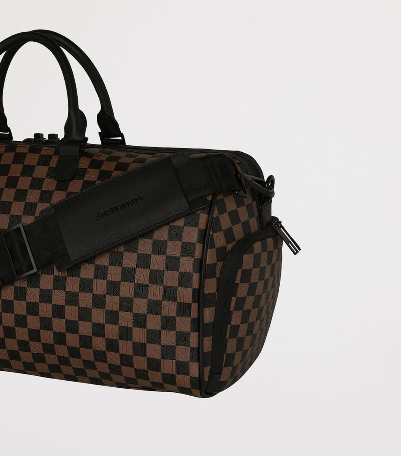 Sprayground Embossed Check Holdall (British brand)
