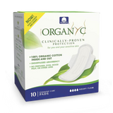 Holland & Barrett Organyc Heavy Flow Night Pads with Folded Wings 10 Count- Buy online at McGrocer