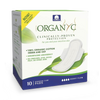 Organyc night heavy flow organic cotton pads 10's - British product