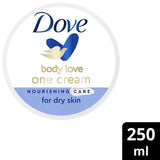 Superdrug Dove Body Love One Cream Face Hands & Body Moisturiser 250ml- Buy online at McGrocer