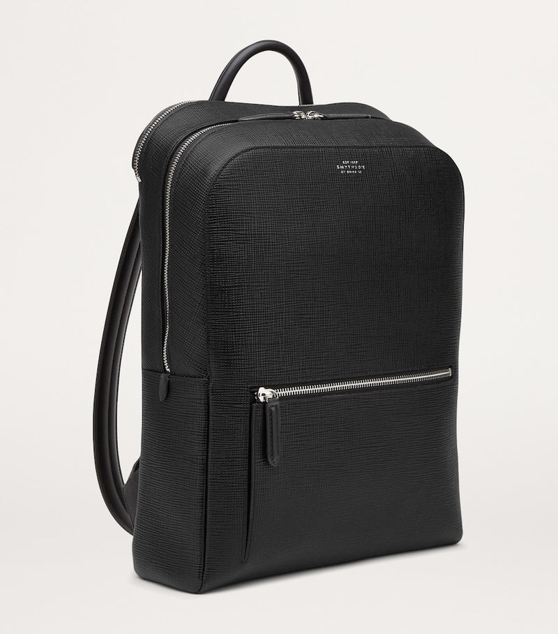 Smythson Panama backpack grained leather 38cm, UK version