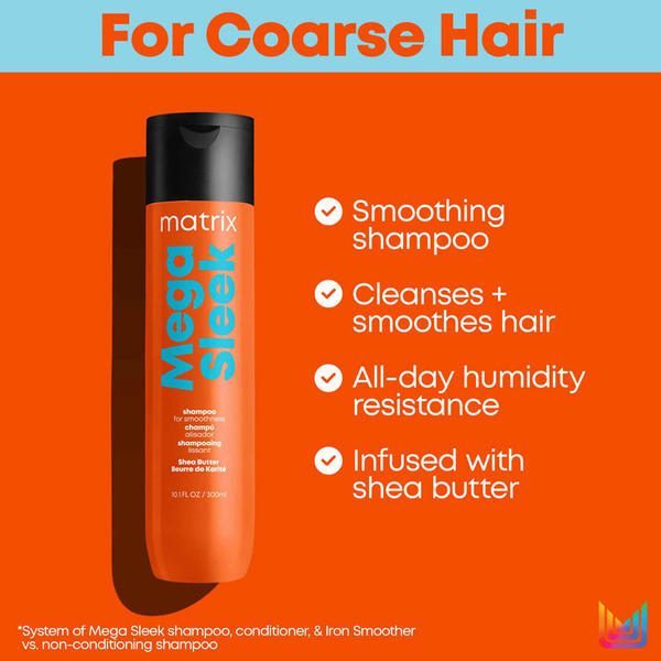 Matrix Mega Sleek Shampoo Duo, imported from the UK