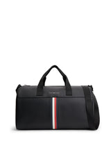 Next Tommy Hilfiger Black Metallic Logo Signature Tape Duffel Bag 23.35L- Buy online at McGrocer