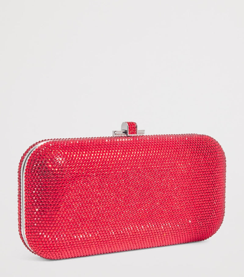 Judith Leiber crystal-embellished clutch bag - imported from the UK