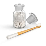 Truthbrush Glass Apothecary Jar for Truthtabs Storage (British brand)