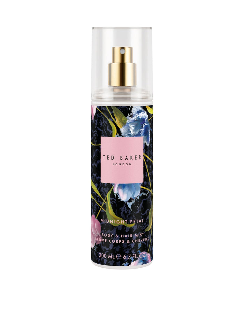 Ted Baker Midnight Petal body and hair mist 200ml, imported from the UK