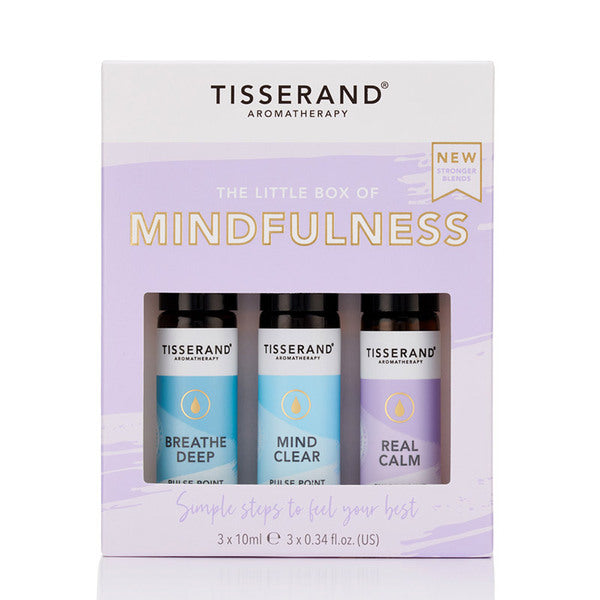 Tisserand aromatherapy mindfulness box set with roller balls (British brand)