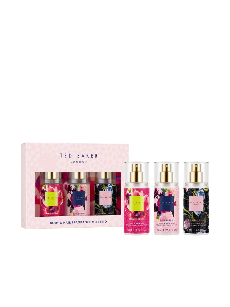 Ted Baker mini body and hair mist gift set - British product