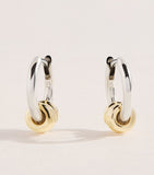 Spinelli Kilcollin hoop earrings sterling silver and yellow gold - British product